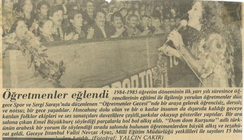 Emel Sahne Hayatı