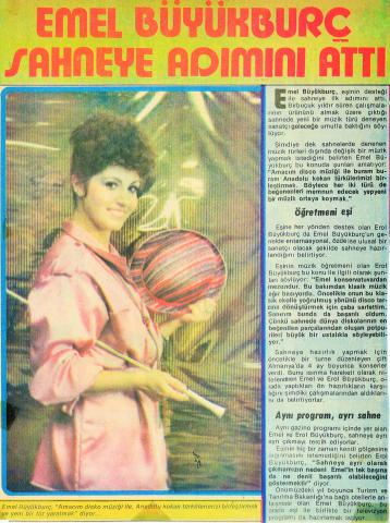 Emel Sahne Hayatı